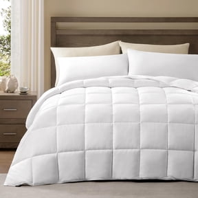 Lightweight Duvet Insert Comforter, Shell,68x88 | 250GSM Down Alternative Filling,Sateen Weave Breathable Soft,8 Tabs,OEKO-TEX