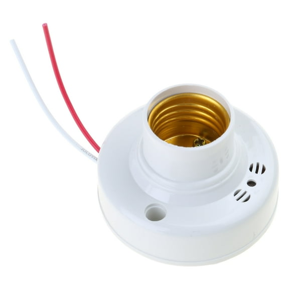 Lightweight E27 Screw Mount Light Base LED Ceiling Lamp Holder for Sound Light Control Corridors Stair Garage