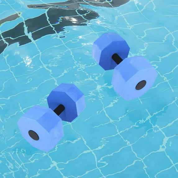 Lightweight EVA Foam Water Dumbbells Aquatic Exercise Dumbells, Soft Padded - Water Aerobics, Pool Fitness, Water Exercise, Hand Bars Pool Resistance for Weight Loss Fitness Tool,2 Pack