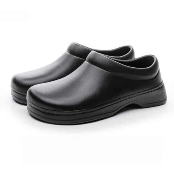 Lightweight EVA Non Slip Kitchen Shoes, Low Cut Chef Work Shoes with Water Resistant Sole