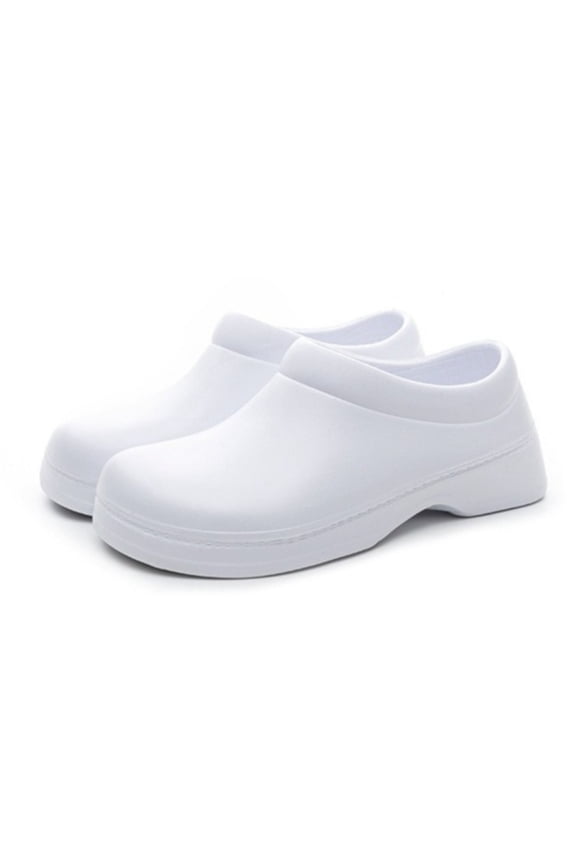 Lightweight EVA Non Slip Kitchen Shoes, Low Cut Chef Work Shoes with Water Resistant Sole