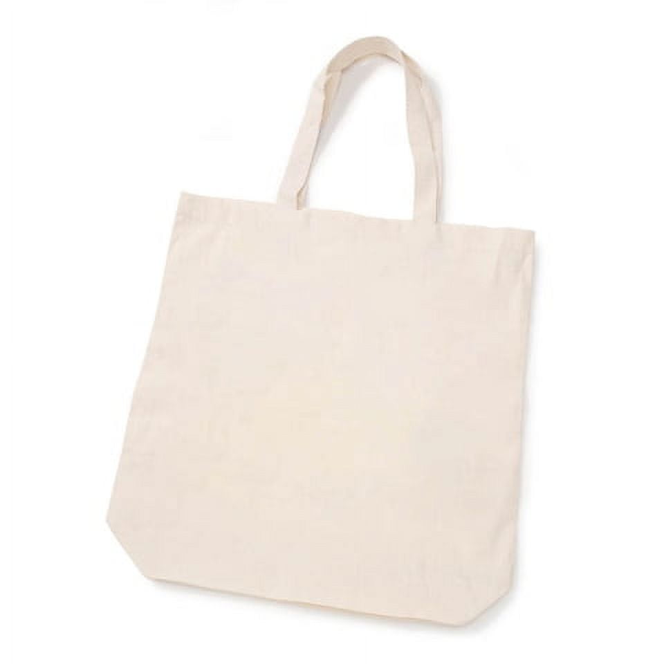 Lightweight Eco Cotton Tote Bag 15 x 16 x 4 