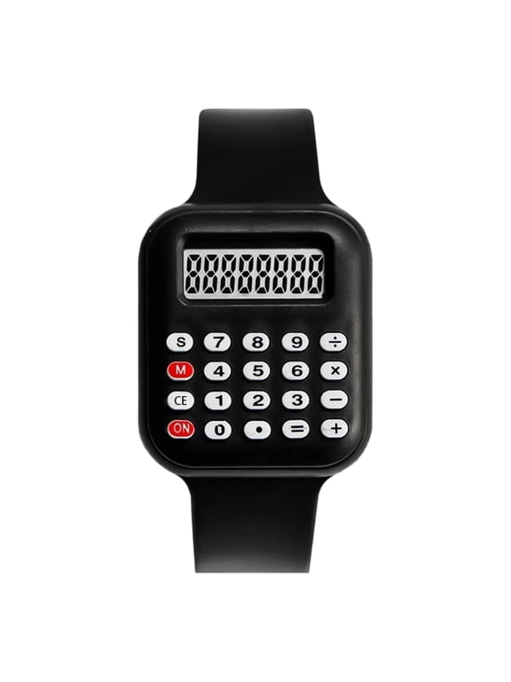 Lightweight Electronic Watch With Built In Calculator Function For Men Women