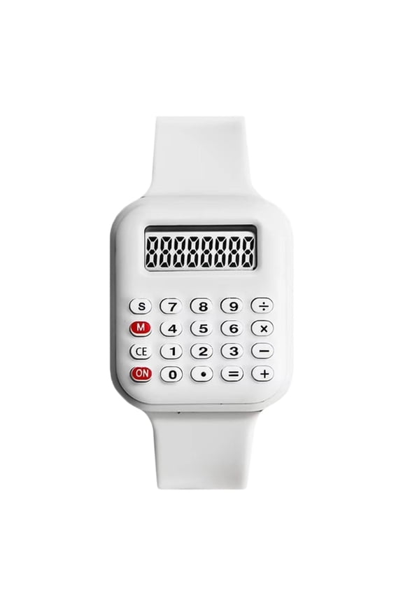 Lightweight Electronic Watch With Built In Calculator Function For Men Women