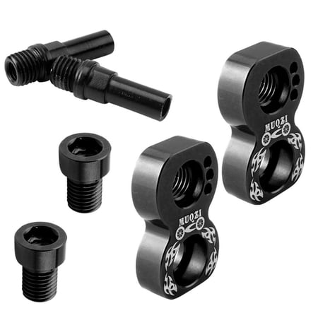Lightweight Extend Converter Wheelset Frame Brake Adapter Mounting Black