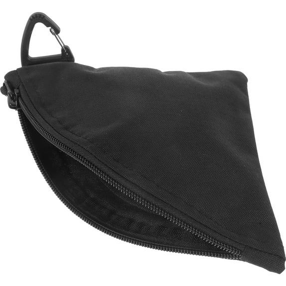 WRITWAA Black Polyester Camping Coffee Filter Pouch, Keeps Filters Clean and Dry, Portable 5.9×5.5×0.1in, 1 Piece