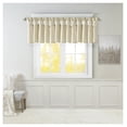 thumbnail image 1 of Lightweight Faux Silk Valance With Beads Champagne 50x26", 1 of 8
