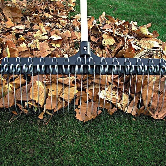 Lightweight Fiberglass Handle,Durable Steel Tines for Gardening, De-Thatching or Professional Landscaping