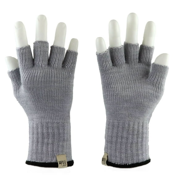 Lightweight Fingerless Wool Gloves
