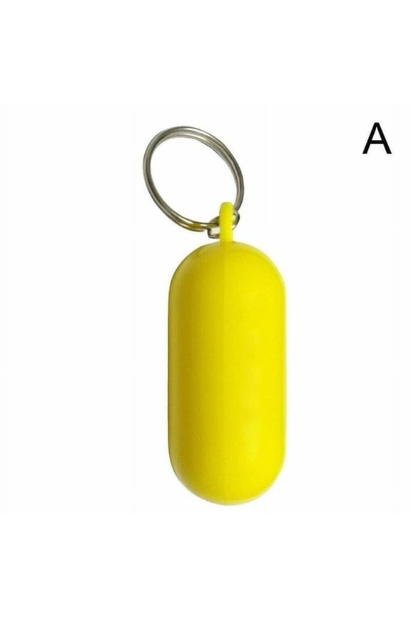 Lightweight Floating Keychain 6.5 cm Plastic PS Key Ring with 15g Buoyancy