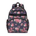 thumbnail image 1 of Lightweight Floral School Backpack, Waterproof, Multi-Layer Storage, Buckle Closure, Great Birthday or Travel Present, 1 of 6