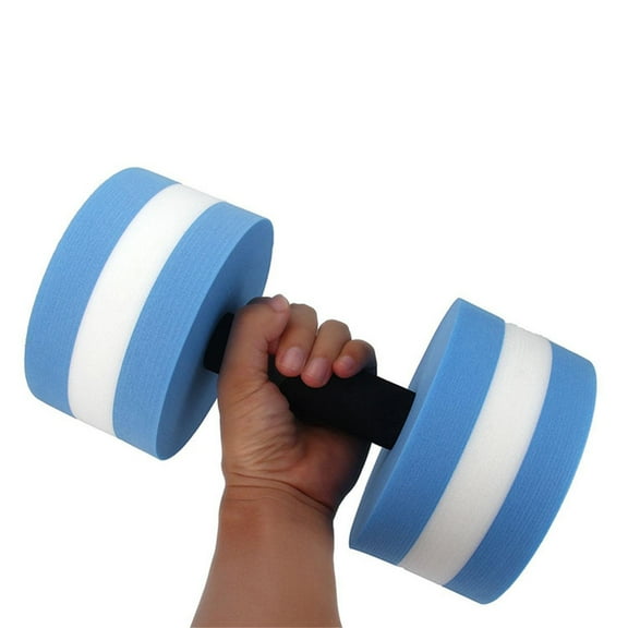 Lightweight Foam Aquatic Dumbbell for Water Aerobics, Pool Exercise, Physical Therapy & Fitness Training Sports Exercise Dumbbells