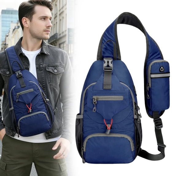 Lightweight Foldable Backpack - Water Resistant Travel Daypack with Breathable Back Pad & Multi-Compartment, Portable Hiking Bag for Camping, Sports & Outdoor