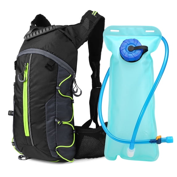 Lightweight Foldable Cycling Hydration Backpack with 2L Water Bladder - Ideal for Bike Riding