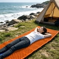 thumbnail image 1 of Lightweight Foldable Foam Camping Sleeping Pad, Waterproof Moisture-Proof Non-Slip Insulated Mat, Compact Portable Cushioned Ground Mat for Hiking Backpacking Picnic Outdoor Adventures, Orange, 1 of 6
