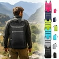 thumbnail image 1 of Lightweight Foldable Polyester Sports Backpack | Compact Travel Daypack | Water-Resistant | Breathable Mesh Straps | Reinforced Seams | 75g | Hiking Camping Multipurpose | 1 Pack, 1 of 3
