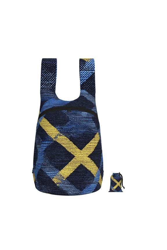 Lightweight Foldable Storage Backpack For Hiking And Everyday Useperfect For Shopping Commuting Travel Argyle Plaid Cornflowerblue_3