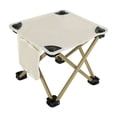 thumbnail image 1 of Lightweight Folding Camping Chair 10.6/13in Options - Portable Stainless Steel Outdoor Seat For Picnic Fishing Beach Travel Compact Collapsible, 1 of 6