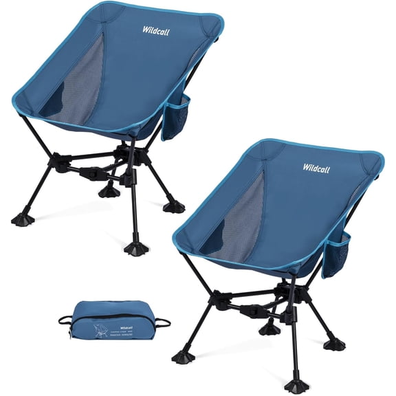 Lightweight Folding Camping Chair with Anti-Sinking Large Feet