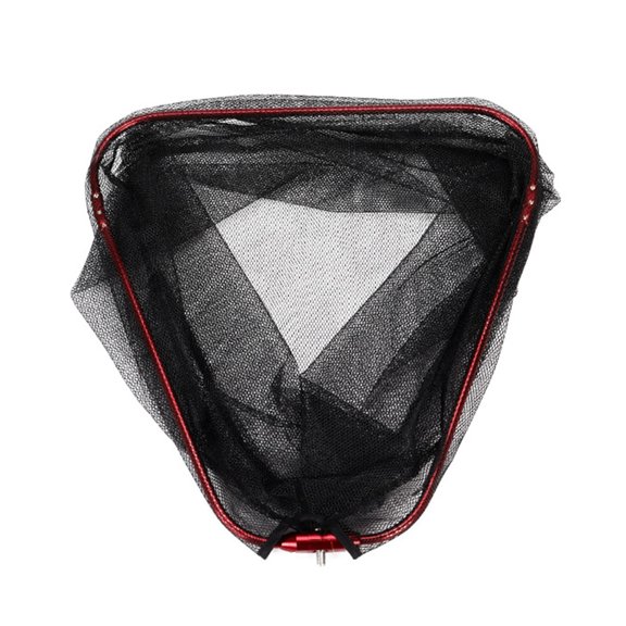 Lightweight Folding Fishing Net Head Outdoor Landing Net Replacement Triangular Fly Fishing Hand Net Head Durable