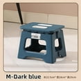thumbnail image 1 of Lightweight Folding Step Stool Multi Purpose Handheld Thickened Footstool Non-Slip Plastic Small Benches Kitchen, 1 of 9