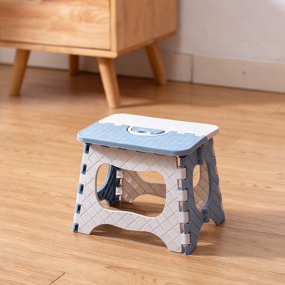 Lightweight Folding Stool, Multi-Purpose Handheld Thickened Anti-Slip Plastic Small Stool, Suitable for Outdoor Fishing and Camping