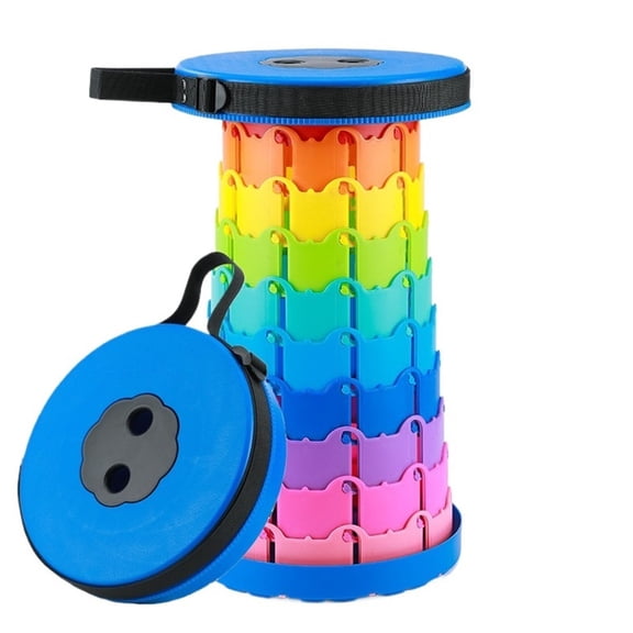 Lightweight Folding Stool, Retractable Stool for Fishing, Family Gatherings, Camping