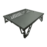 Lightweight Folding Table Aluminum for Camping Hiking Outdoor Picnic Portable Compact Design One Second Unfolding Triangular Stability green