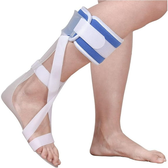 Lightweight Foot Lift & Ankle Support Orthosis, Ergonomic Figure-8 Strap Brace for Improved Walking Form and Balance, Soft & Breathable Design
