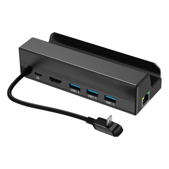 Lightweight Gaming Handheld Adapter Featuring USB C And Video Ports In Aluminum