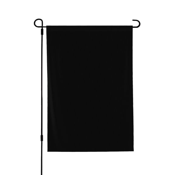 Lightweight Garden Flag Double Sided Outdoor Yard Flag Fade Resistant Garden Decor For Deck Patio Balcony Lawn 12.5"X18" Black