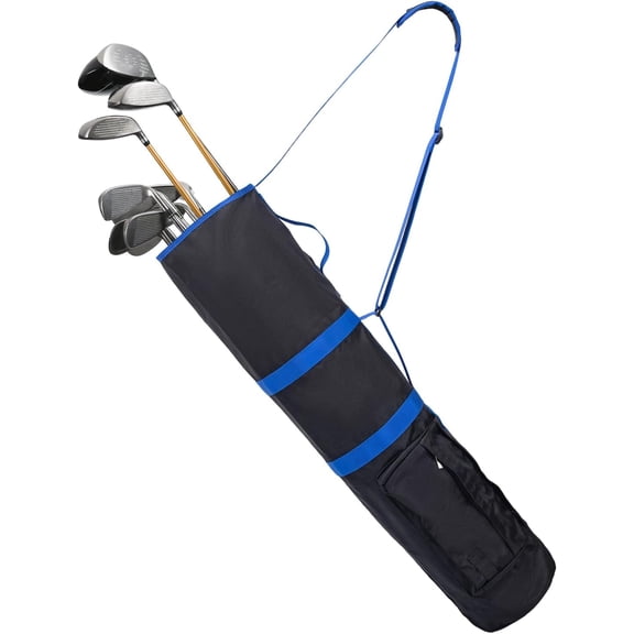 Lightweight Golf Bags for Men, Foldable Golf Club Bags Made of Oxford Cloth, Adjustable Strap, Holds Multiple Clubs, Golf Travel Bag Gifts Compact Design Easy to Store and Travel