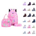 thumbnail image 1 of Lightweight Gradient School Backpack For Girls 3 Piece Elementary To Middle School Daypack With Pretty Day Tripper Design, 1 of 3