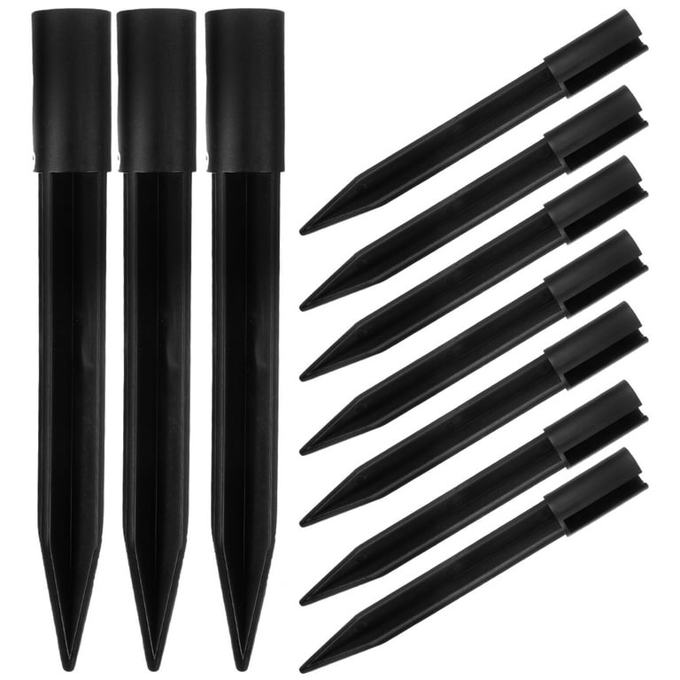 Lightweight Ground Spikes Outdoor Socket Garden Stake Lawn Solar 