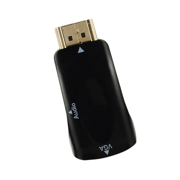 Lightweight HDTV to VGA Adapter Computer Dongle Set Box Connector for Laptop PC Monitors Projectors