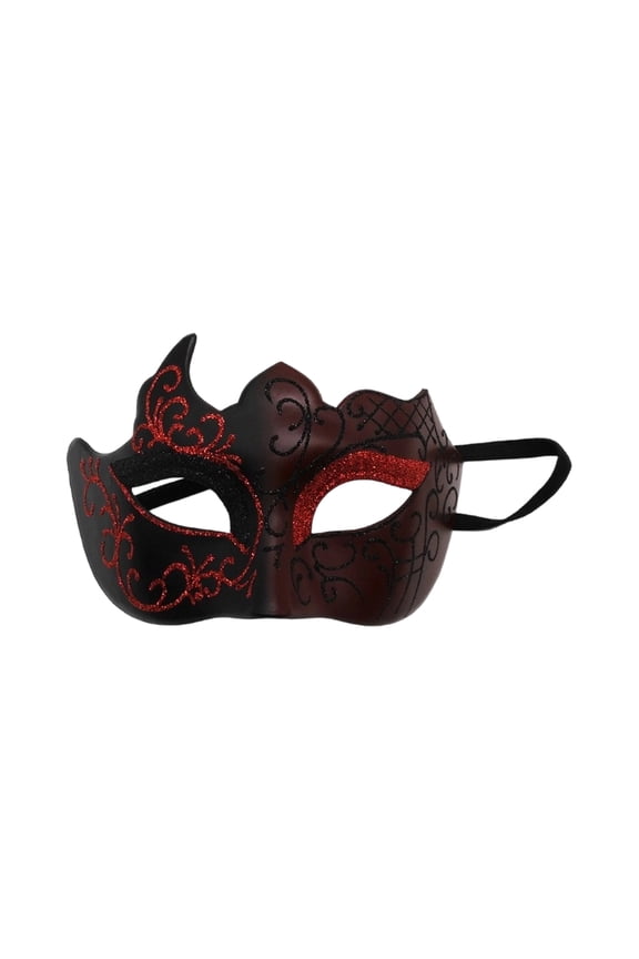 Lightweight Half Face Mask for Parties Event Comfortable Wear Practical Plastic Face Covering Adjustable Eye Mask