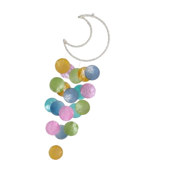 Lightweight Handmade Seashells Wind Chime With Coastal Design Perfect For Garden Yard Porch Tree Branch Balcony Hanging