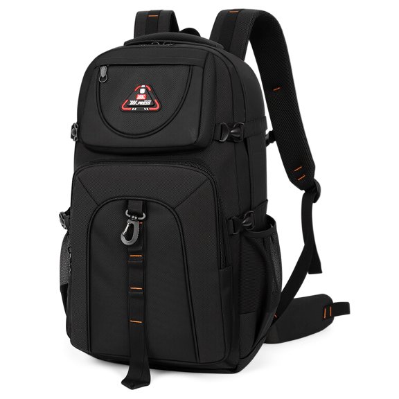 Lightweight Hiking Backpack 40L Large Capacity Water Resistant Backpack Daypack for Camping Travel Outdoor Men and Women,Black,BP8015