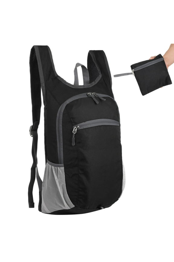 Lightweight Hiking Backpack, Small Backpack for Mens, Foldable Travel Daypack, Waterproof Oxford Fabric, Multi-Pocket Design