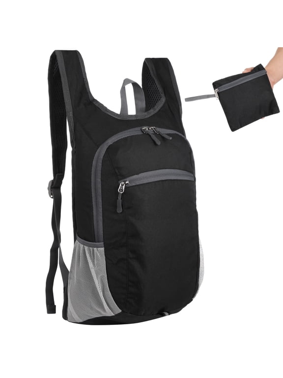 Lightweight Hiking Backpack, Small Backpack for Mens, Foldable Travel Daypack, Waterproof Oxford Fabric, Multi-Pocket Design