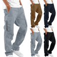 thumbnail image 1 of Lightweight Hiking Pants For Man Elastic Waist Joggers Athletic Active Jogger Straight Leg Pant with multiple Pockets, 1 of 4