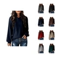 thumbnail image 1 of Lightweight Hoodies for Women 2025 Long Sleeve Plain Hooded Sweatshirt Pullover Tops Fall Outfits, 1 of 6