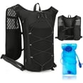 thumbnail image 1 of Lightweight Hydration Backpack, Running Backpack with 2L Water Bladder, Hiking Hydration Water Daypack for Cycling Rave for Men Women, 1 of 6