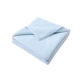 thumbnail image 1 of Lightweight Ice Silk Summer Comforter for Hot Sleepers - Breathable, Soft, and Comfortable Duvet for Warm Climates - Perfect for Home, Office, and Travel Light Blue, 1 of 6