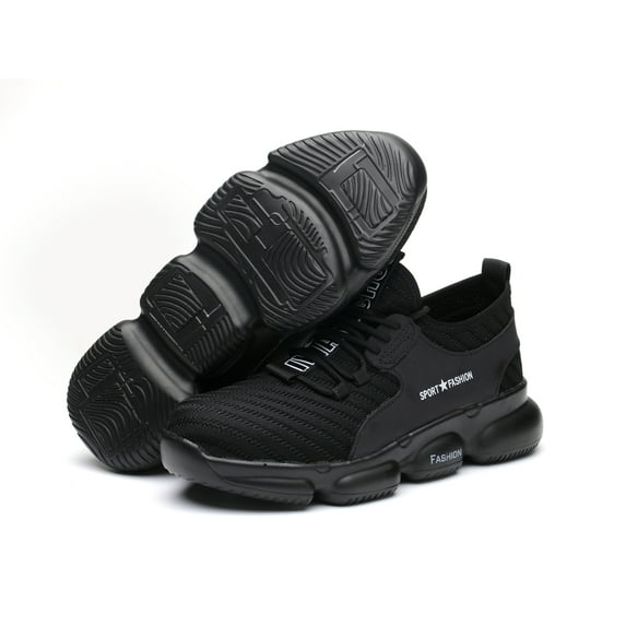 Lightweight Industrial Work Shoes for Men Steel Toe Mesh Safety Shoes Women's Anti Smash Anti Pierce Sneakers Protective Shoes