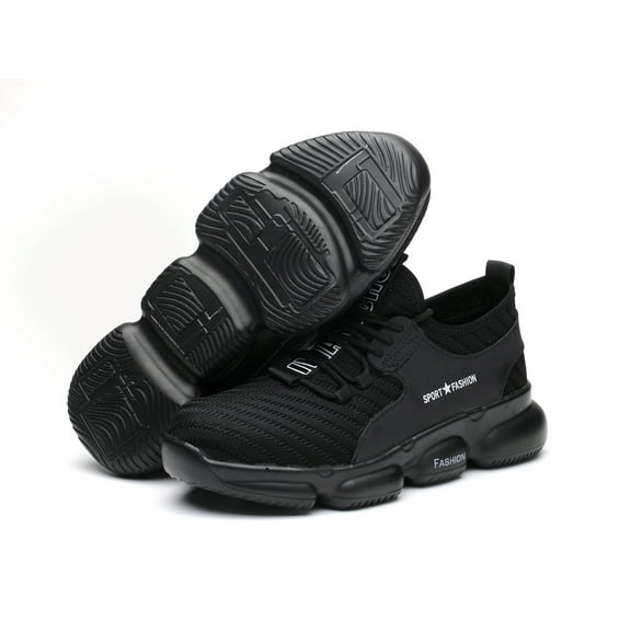 Lightweight Industrial Work Shoes for Men Steel Toe Mesh Safety Shoes Women's Anti Smash Anti Pierce Sneakers Protective Shoes