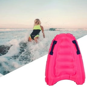 Lightweight Inflatable Surfboard With Handles – Portable Pool Bodyboard For Beach Surfing, Swimming & Summer Water Fun