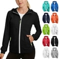 thumbnail image 1 of Lightweight Jacket for Children Waterproof Solid Color Long Sleeve Windproof Hooded Children Hiking Jacket, 1 of 8