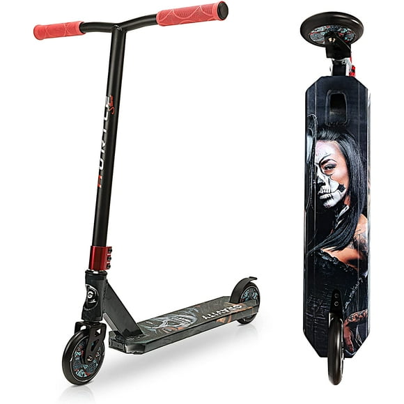 Lightweight Kick Stunt Scooter-Lab Tested Safety Certified Street Freestyle Trick Scooter with Alloy Deck.