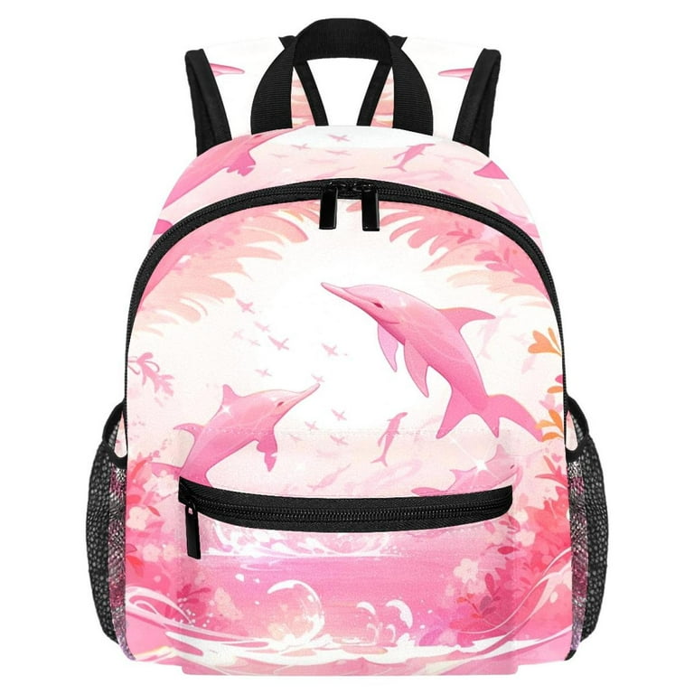 Pink dolphin backpack hotsell